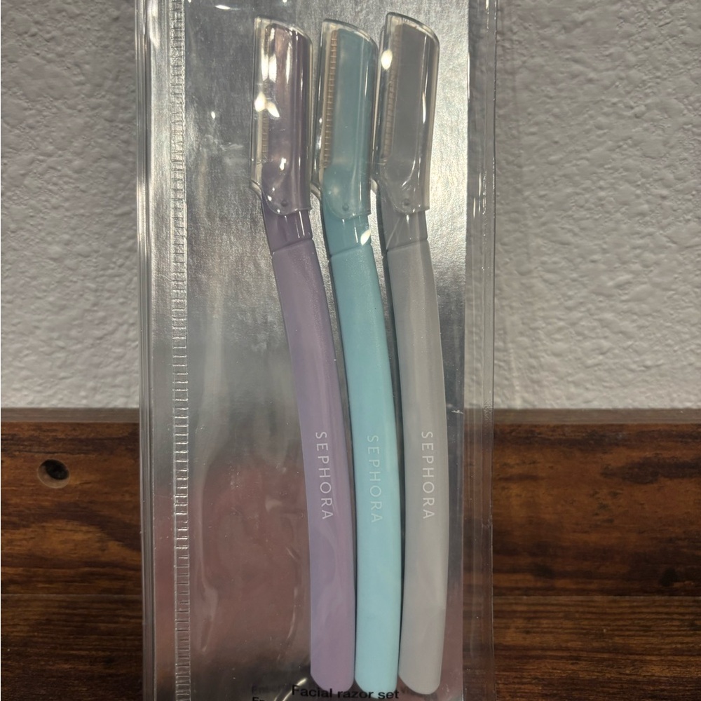 Sephora Facial Razor Set - 3 pack- New